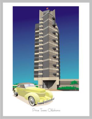 Frank Lloyd Wrights Price Tower by Jim Van Schaack