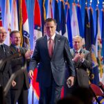 Romney Addresses National Guard Convention