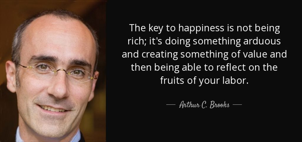 Arthur Brooks on the Key to Happiness