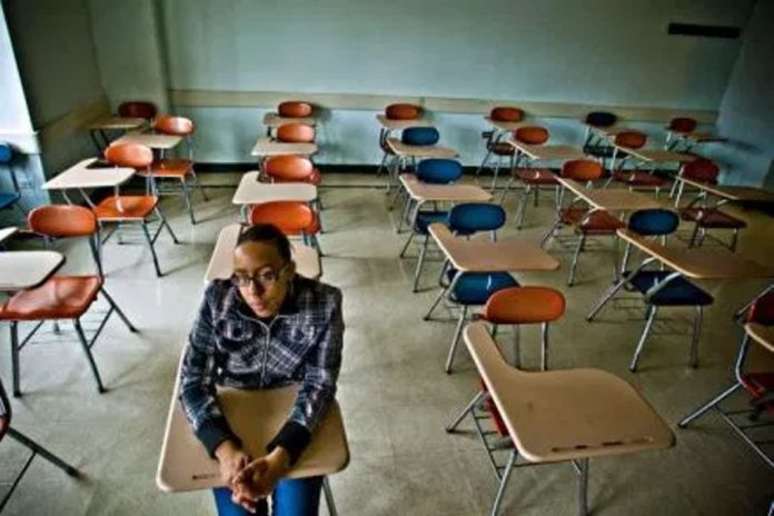 Empty College Classrooms