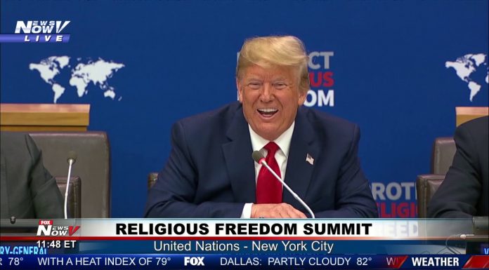 Trump speech from the Religious Freedom Summit 2019