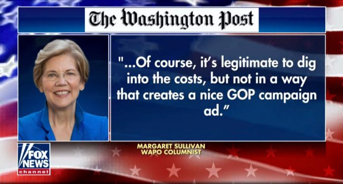 Elizabeth Warren media protection.