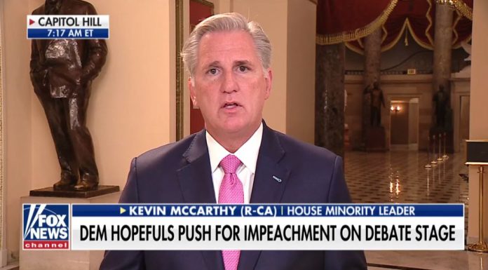 Kevin McCarthy about Pelosi impeachment strategy