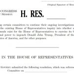 House Resolution on Trump Impeachment