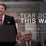 Mr. Gorbachev, "Tear down this wall"!