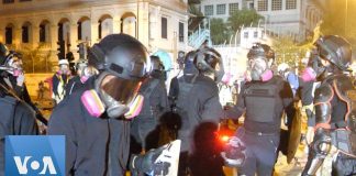 Police and Protesters Clash at Hong Kong Polytechnic University