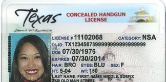Texas Concealed Handgun License