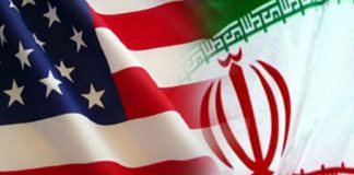 U.S. and Iranian Flags