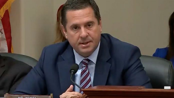 Devin Nunes speaks at House Intelligence Committee hearing Devin Nunes speaks at House Intelligence Committee hearing