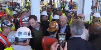 Biden Confronted On Gun Policies During Auto Plant Visit