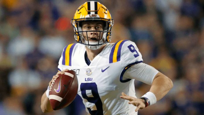 LSU quarterback Joe Burrow LSU quarterback Joe Burrow