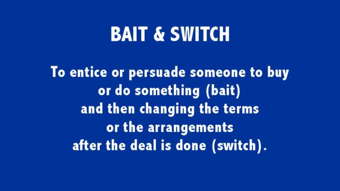 Bait & Switch