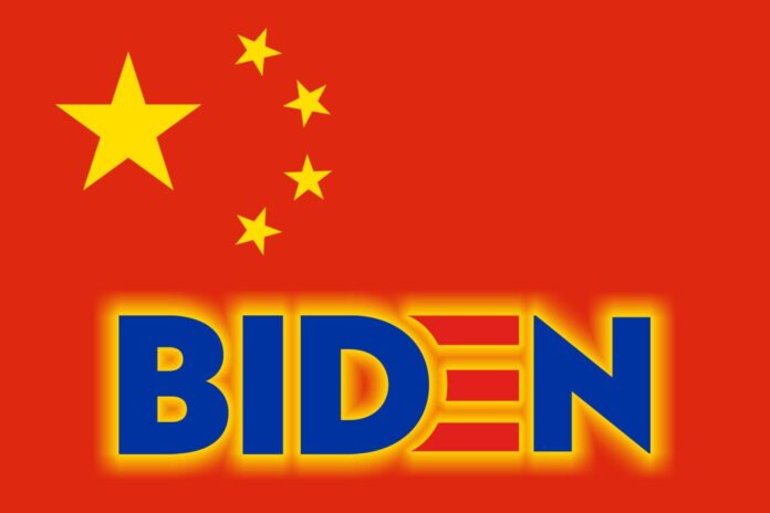 Biden Chinese Flag
