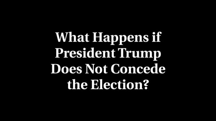 What if Trump does not concede?