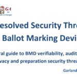 Unresolved Security Threats for Ballot Marking Devices