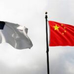 Christian Flag and Chinese Flag