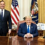 President Trump and Steve Cortes in the Oval Office