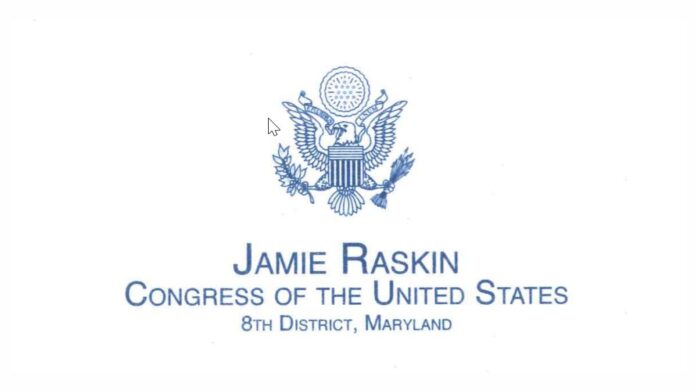Jamie Raskin Congress of the United States