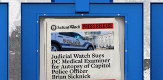 Judicial Watch sues For Capitol Police Officer Brian Sicknick's Autopsy