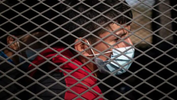 Unaccompanied minors in Border Patrol vehicle Unaccompanied minors in Border Patrol vehicle