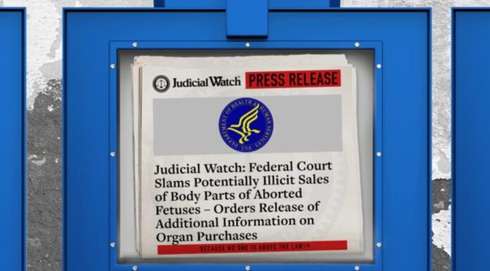 Judicial Watch gets more info about fetus body parts sale