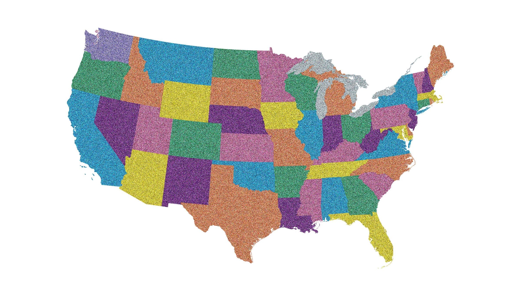 US States Map