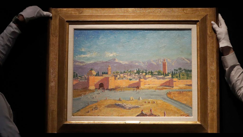 A painting by Winston Churchill