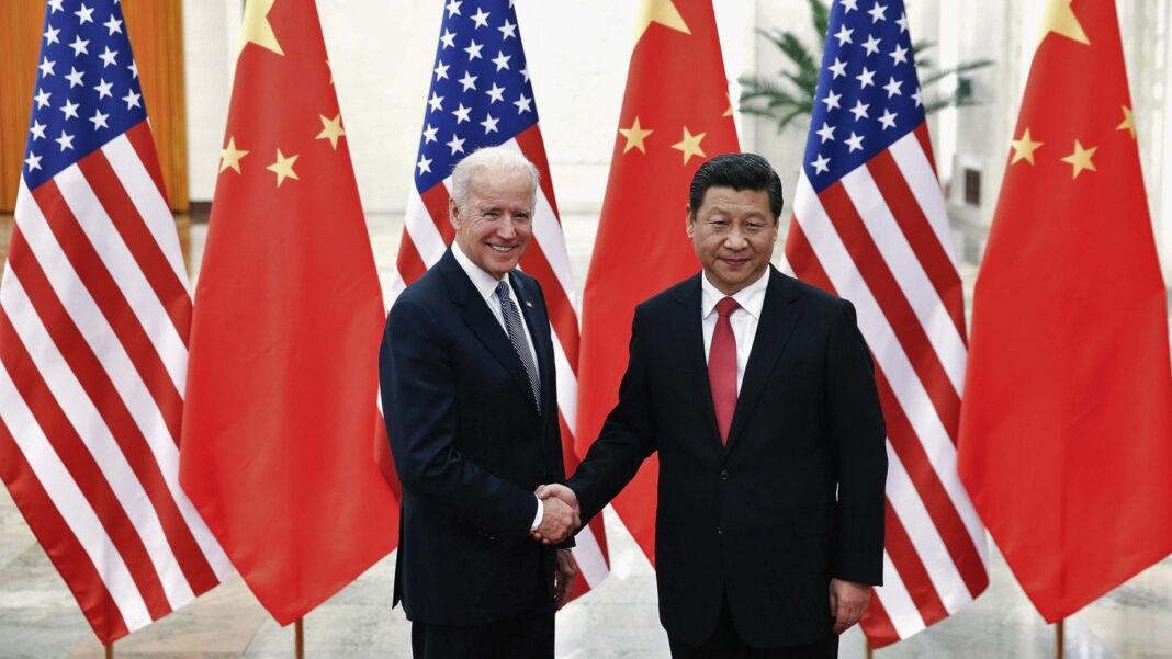 VP President Joe Biden and Xi Jinping