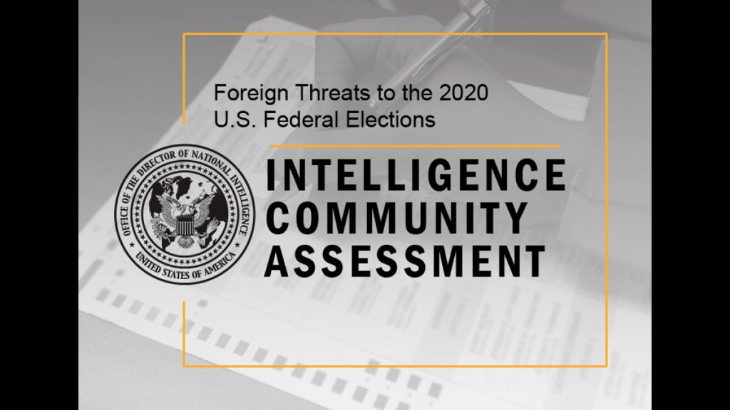Foreign Threats to the 2020 U.S. Federal Elections