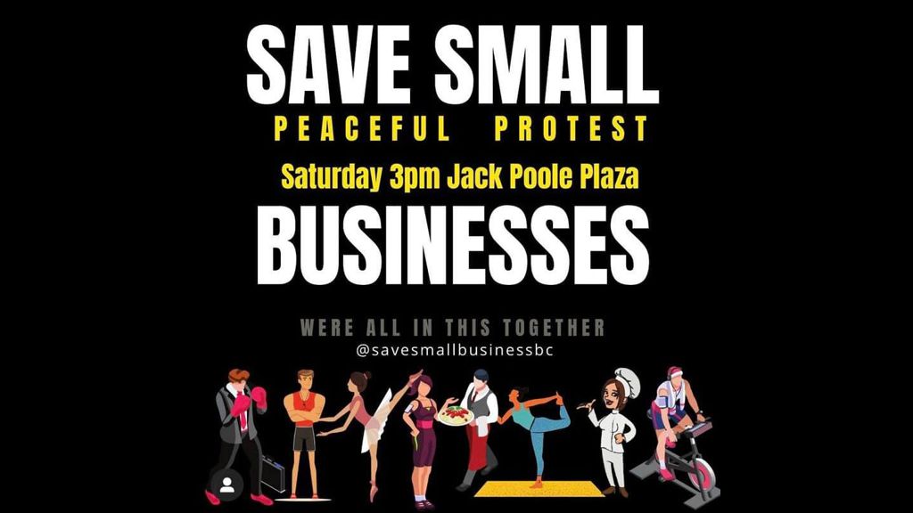 Save Small Businesses Peaceful Protest