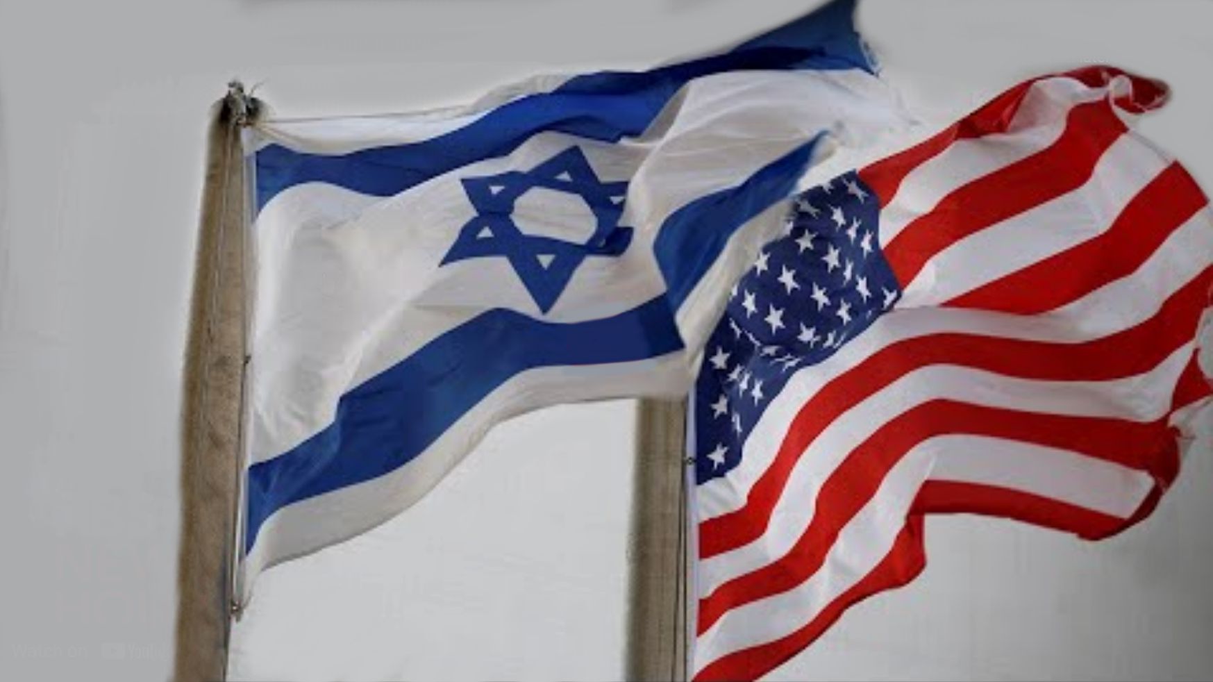 Israeli and U.S. Flags
