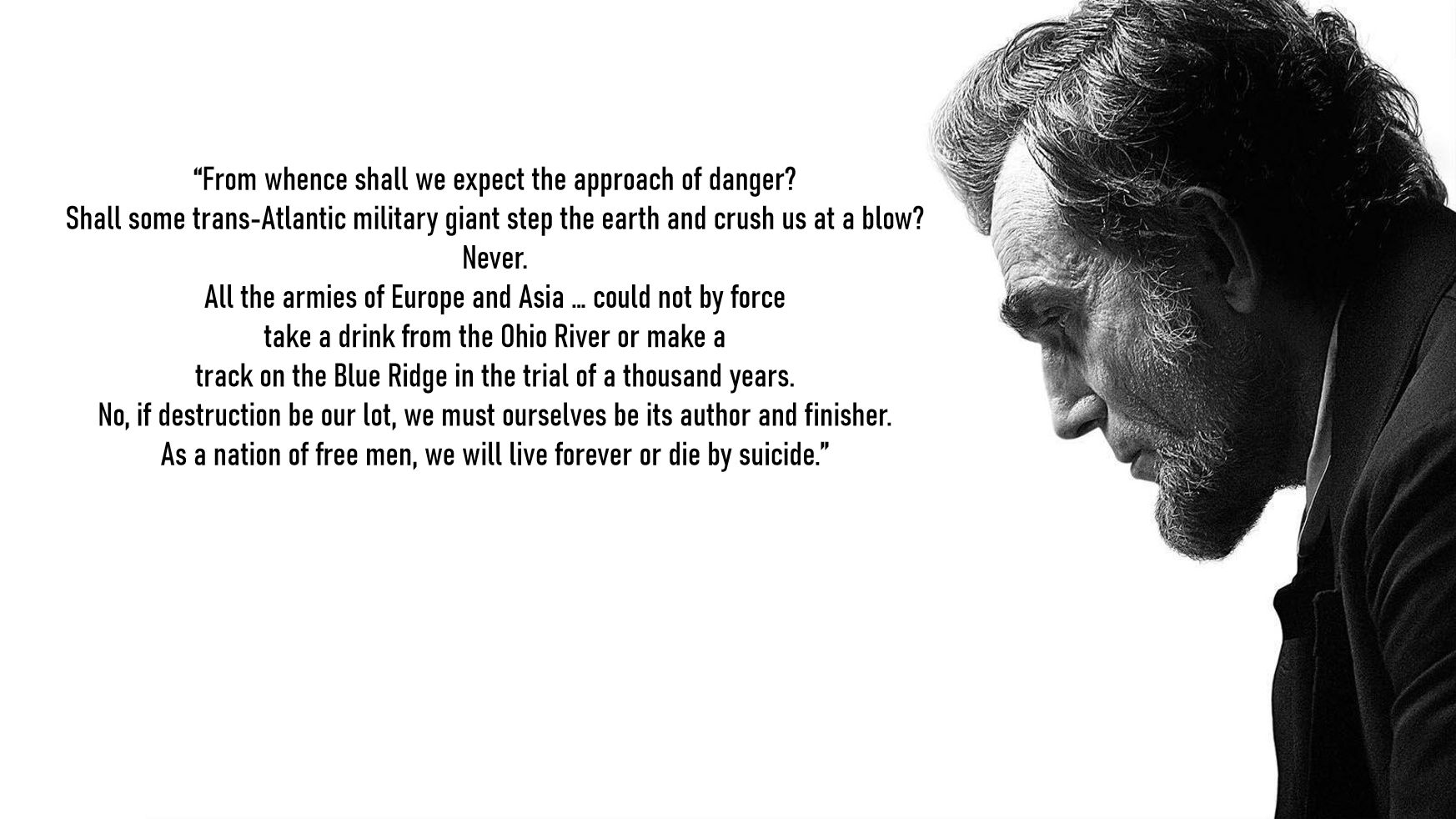 Abraham Lincoln Expect Danger Quote