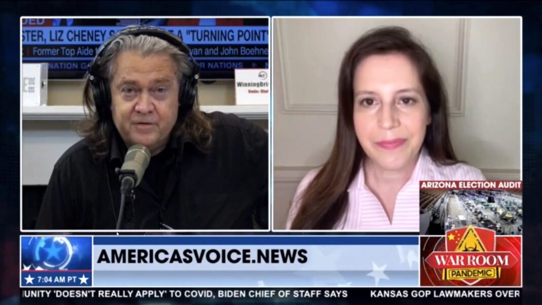 Elise Stefanik on War room with Steve Bannon