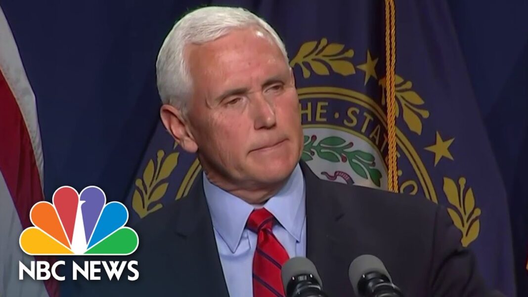 Pence Says He And Trump May Never See 'Eye To Eye' On Jan. 6 Riot