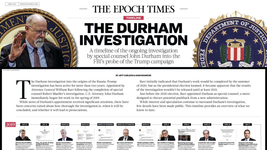 Infographic Timeline of the Durham Investigation The Thinking