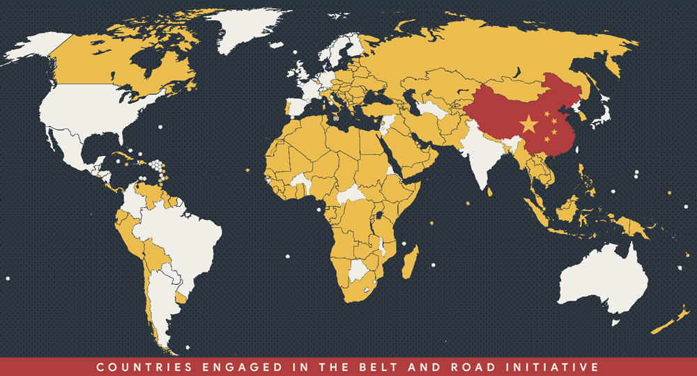 Countries Engaged in the Belt and Road Initiative
