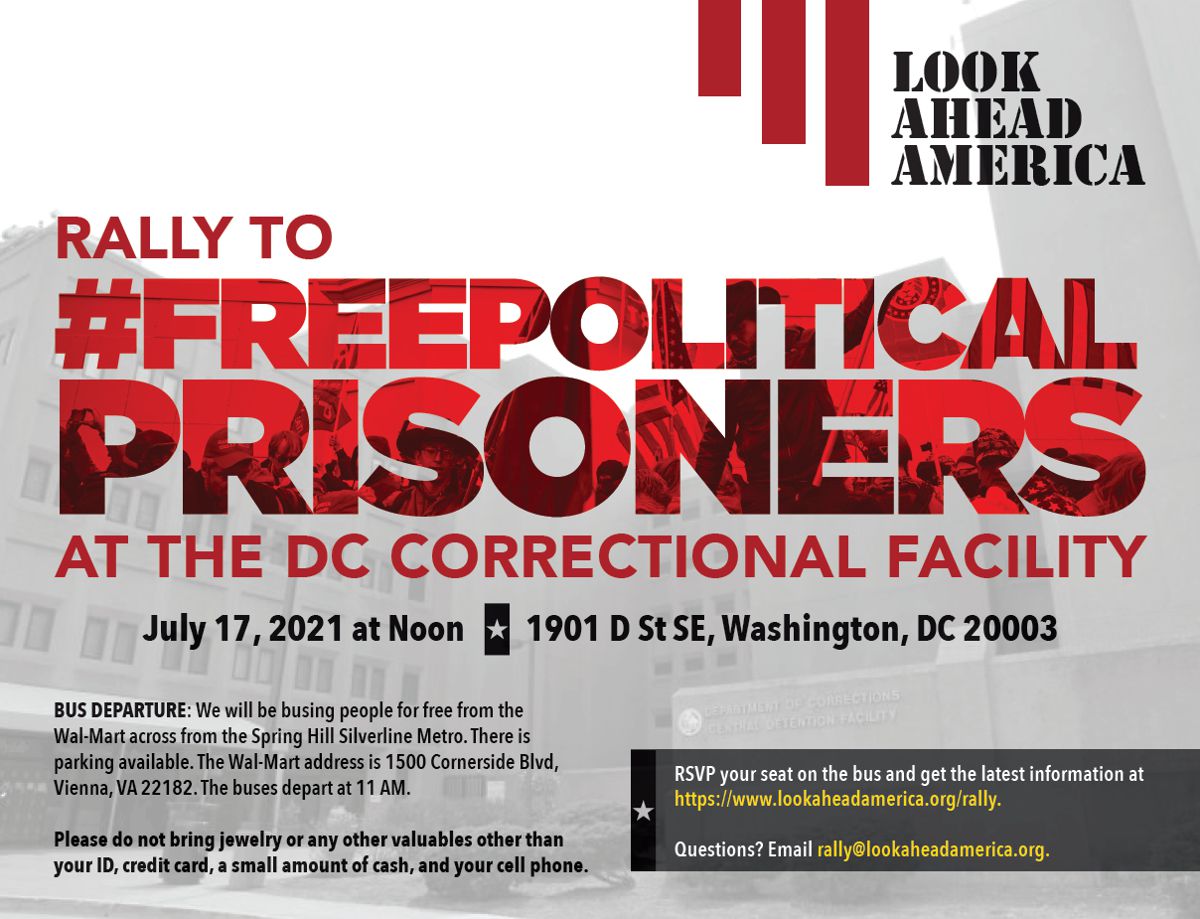 Rally to #FreePolitical Prisoners at the DC Correctional Facility