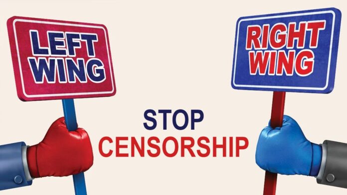 Left Wing & Right Wing Stop Censorship