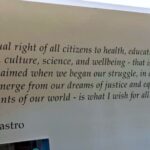 Fidel Castro quote inside Penn State’s Paul Robeson Cultural Center