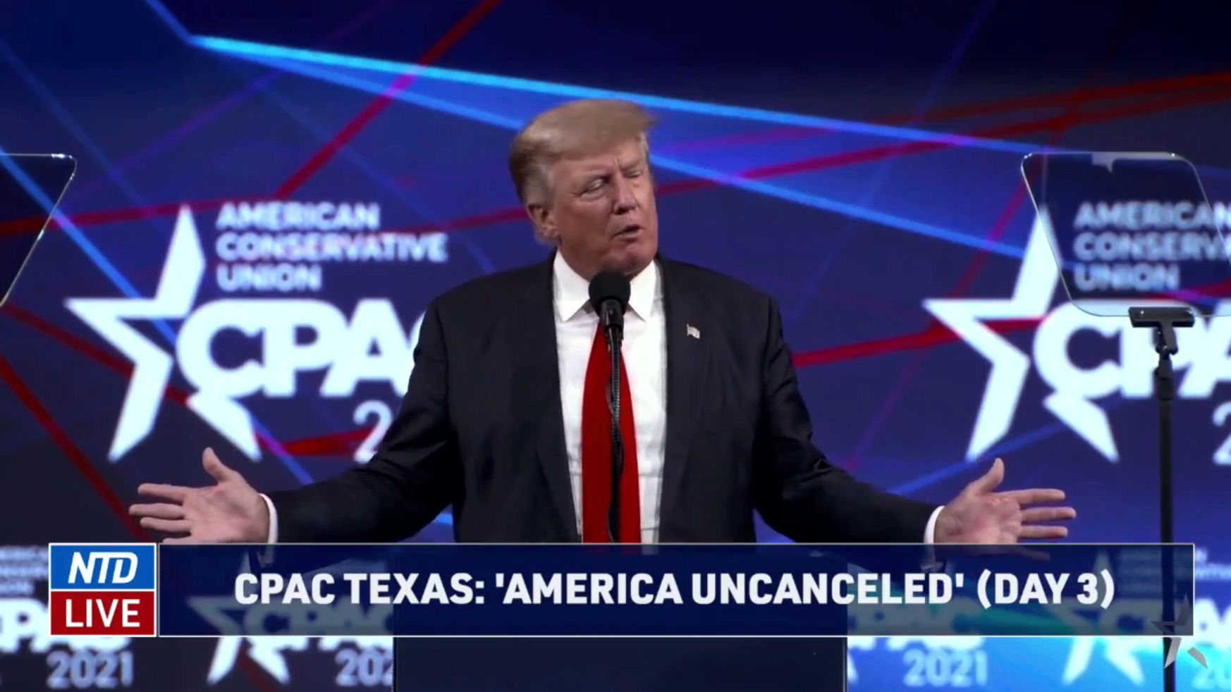 Trump speaks at CPAC Texas 2021