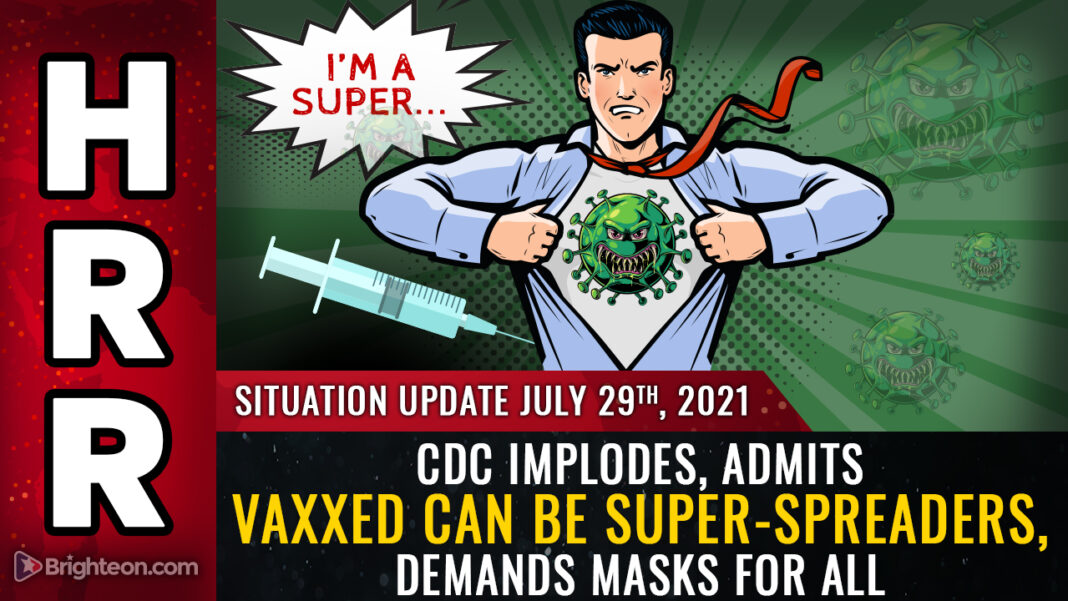 CDC Implodes Admits Vaxxed Can Be Super-Spreaders