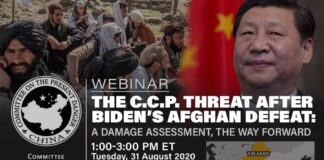 WEBINAR: The CCP Threat After Biden’s Afghan Defeat