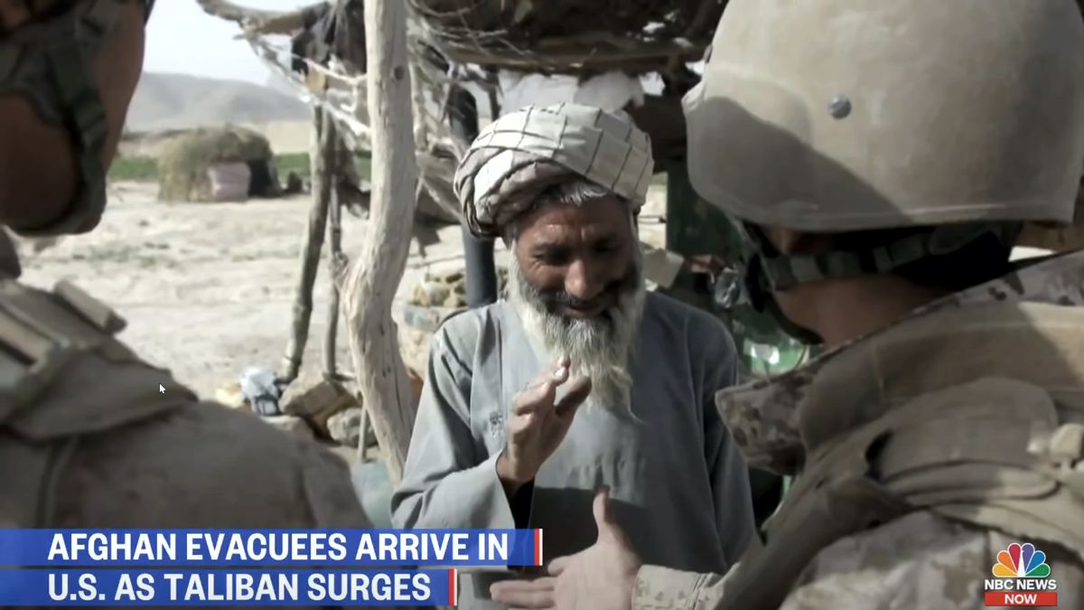 Afghan Evacuees Arrive in US..