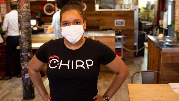 Karla Martinez, manager of Chirp restaurant Karla Martinez, manager of Chirp restaurant