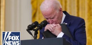 Joe Biden Head Bowed