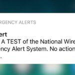 Wireless Emergency Alert System Test