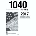 1040 Tax Tables 2017