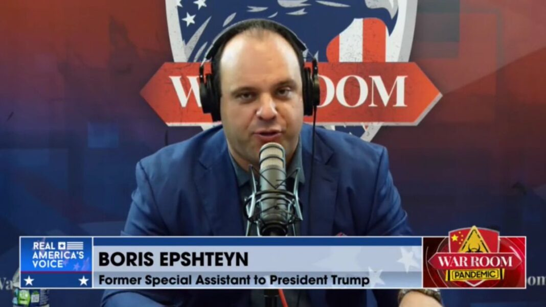 Boris Epshteyn on War Room Pandemic with Steve Bannon