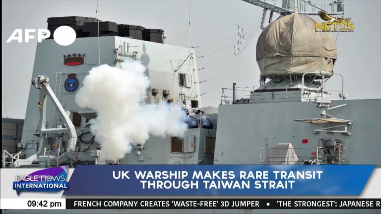 British Warship Makes a Rare Passage of Taiwan Strait