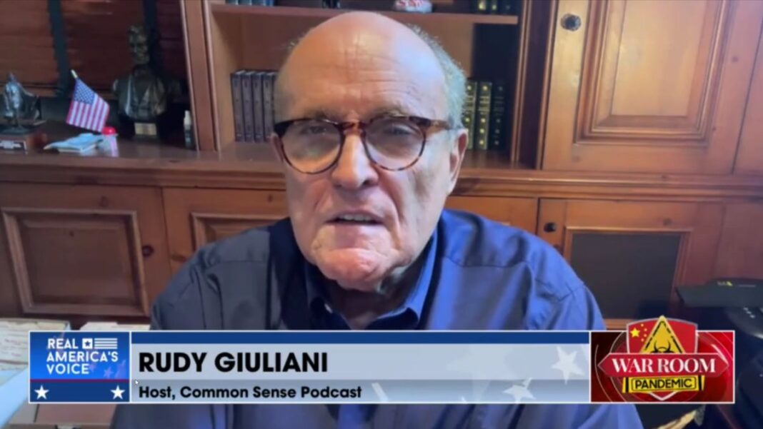 Rudy Giulani on War Room with Steve Bannon